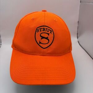 STRUT Logo Turkey Baseball Cap One Size Fits All Men's Hunter Orange Sportcap
